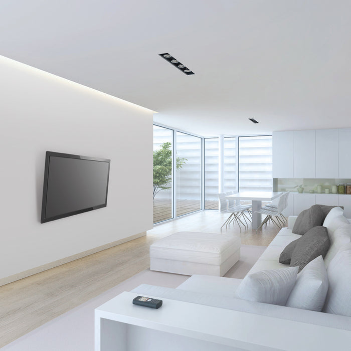 Kompakte, neigbare Wandhalterung für Bildschirme bis zu 43 Zoll