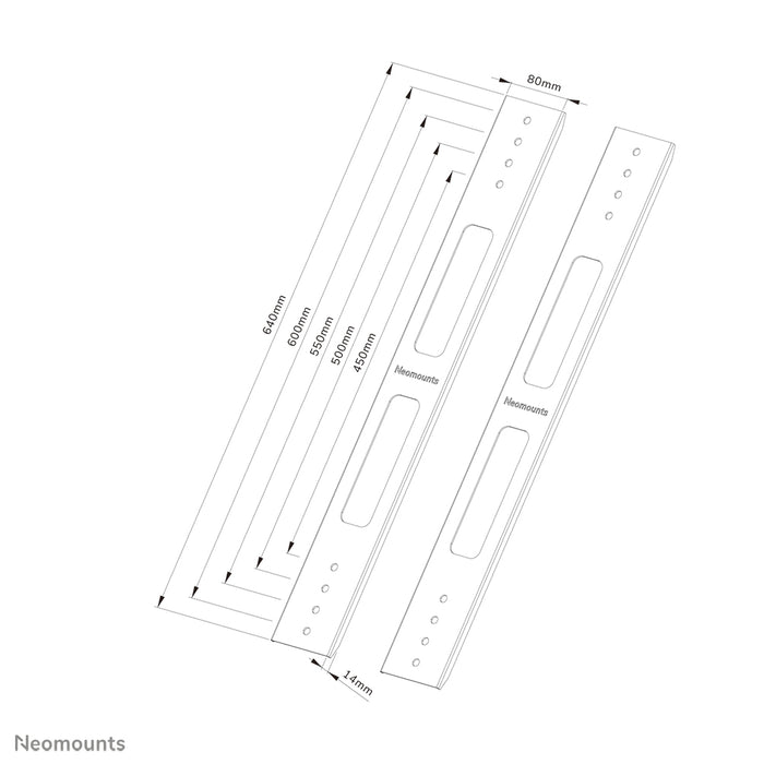 AWL-250BL16 VESA-Erweiterungskit - Schwarz