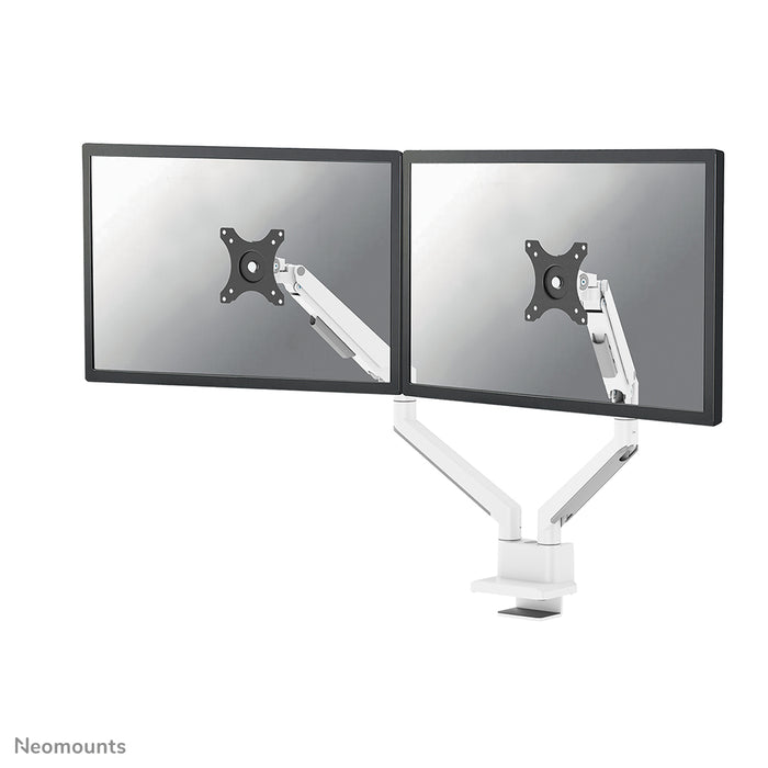 Neomounts DS70-250WH2 Monitorarm 17-32" - gasveer - Topfix - 180°-stop – productaanzicht