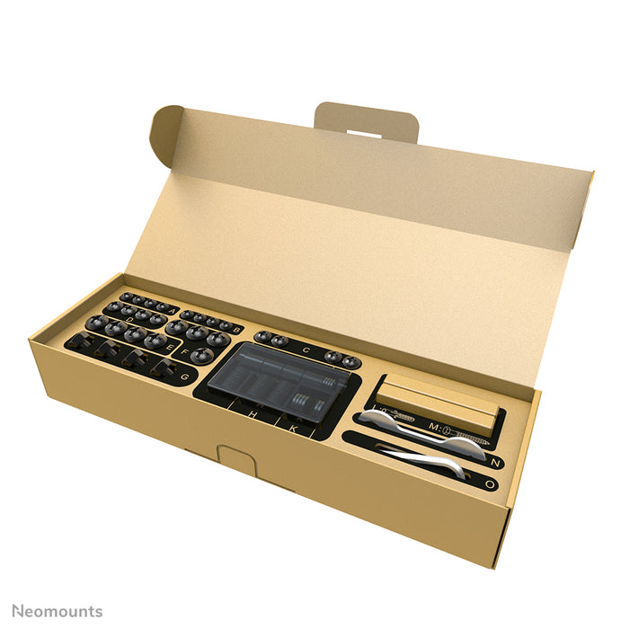 WL40S-850BL12 vollbewegliche Wandhalterung für 32-55-Zoll-Bildschirme - Schwarz