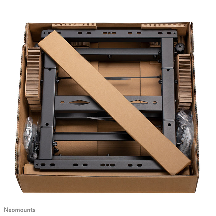 WL95-900BL16 Push-to-Pop-Out-Videowandhalterung für 45-75-Zoll-Bildschirme – Schwarz