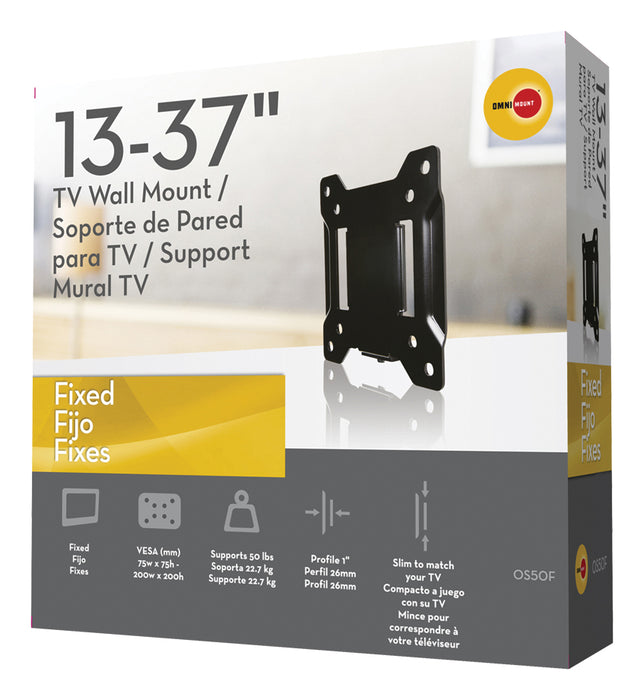 Feste TV-Wandhalterung für Bildschirme bis max. 37