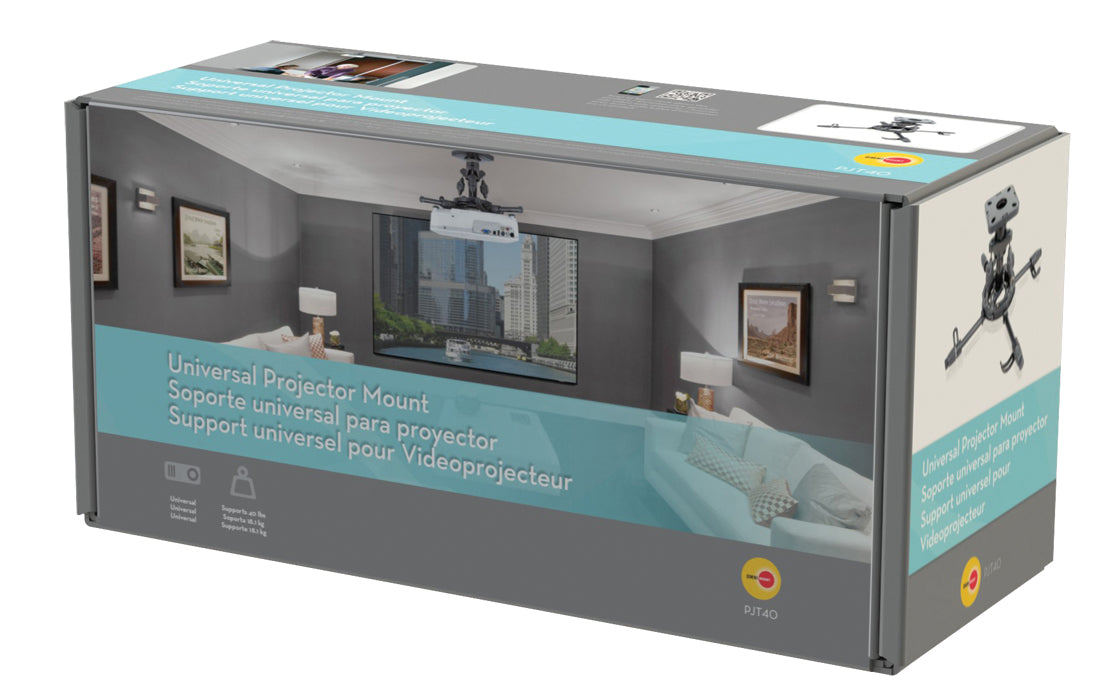 Projektor und Projektorhalterung universal