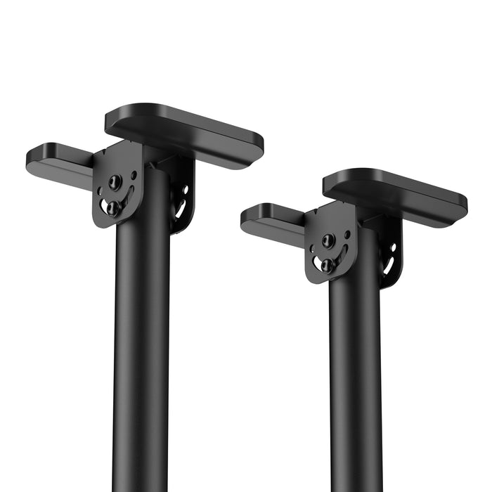 Heavy Duty XL Deckenhalterung mit Doppelrohr 60-120 Zoll und 120kg Tragkraft