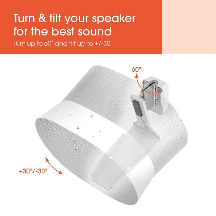 Sonos Era 300 Wandhalterung Weiß – Verstellbar | Vogel's (Kopie)