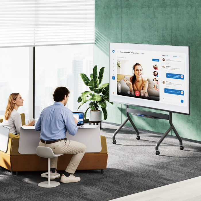 Wolff Mount TVB-136 | Elektrisch höhenverstellbares Präsentationsmöbel | Geeignet für Bildschirme von 50 bis 90 Zoll | VESA 900x600 | Max. 90 kg