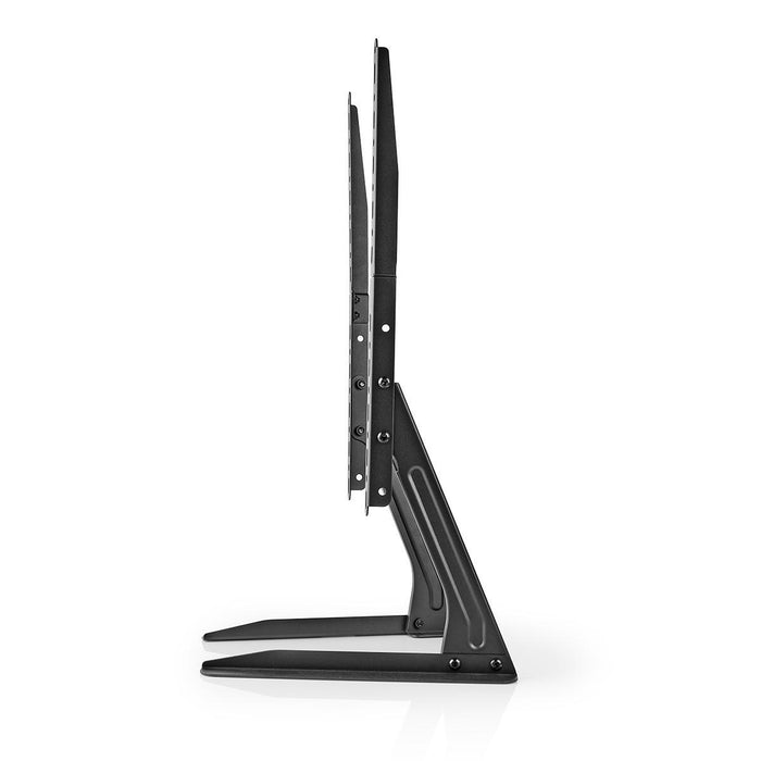 Nedis Fixed TV Desk Stand für Bildschirme von 13-70 Zoll | Maximal 50 kg | Flexible Höhenverstellung | VESA-kompatibel | Stahl | Schwarz