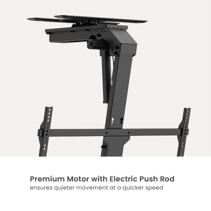 Wolff Mount Elektrische Deckenhalterung für TV bis 86 Zoll | 45 kg | VESA 800x400