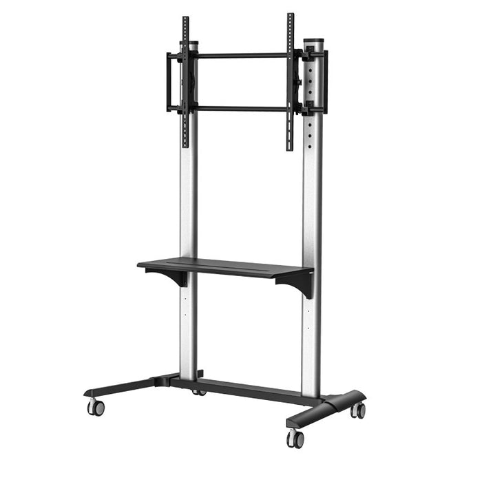 Verrijdbare TV Standaard tot 100 Inch – Zwaar Belastbaar | Wolff Mount | VESA 800x600 | 80 KG