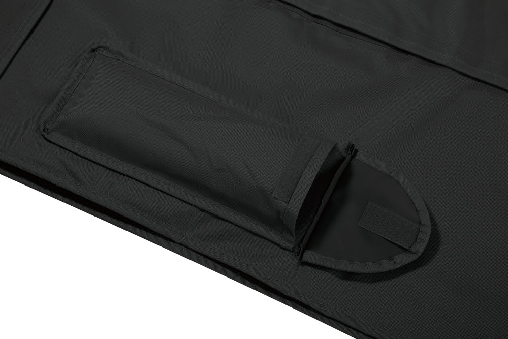 Outdoor TV-Schutzhülle | 60" - 65" | Hochwertiges Oxford-Gewebe | Separates Fach für Fernbedienung | Schwarz