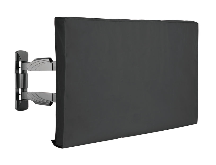Outdoor TV-Schutzhülle | 60" - 65" | Hochwertiges Oxford-Gewebe | Separates Fach für Fernbedienung | Schwarz