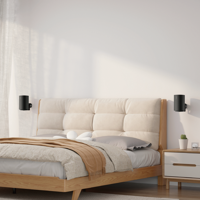 Wolff Wandhalterungen für Sonos Era 100 &amp; Era 300 – Doppelpack Schwarz