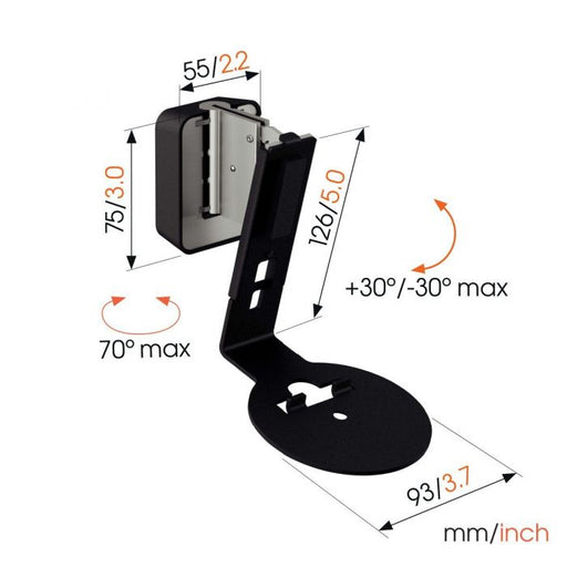 vogels-sonos-muurbeugel-era100-maten